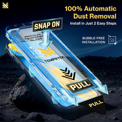 iPhone 17 Pro Max Screen Protector Fits iPhone 16 Pro Max  2-Pack 9H Military Grade Scratch Fingerprint Resistance